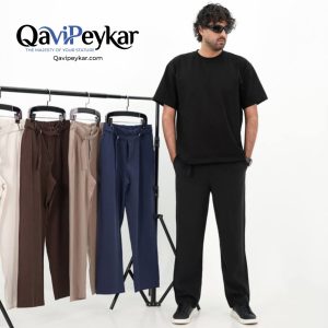 شلوار نیم‌بگ کتان بهاری وارداتی | پارچه 380 گرم خنک و خوش‌فرم