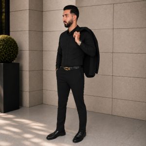 تولید کت و شلوار با برند اختصاصی