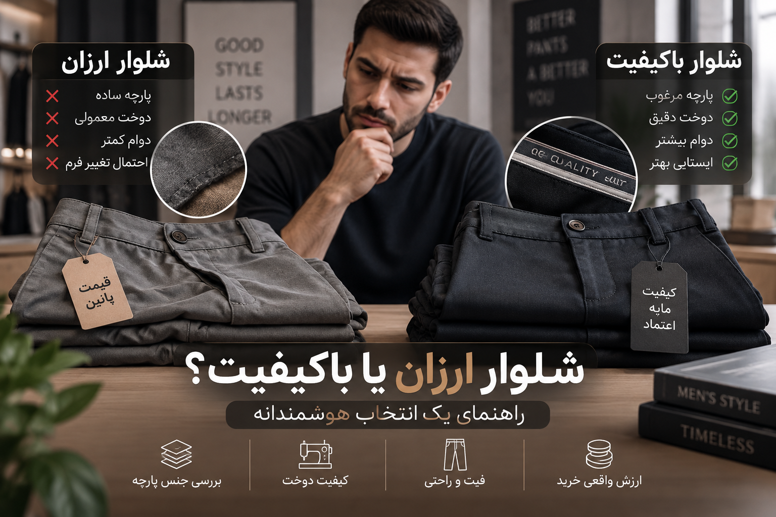 خرید شلوار مردانه